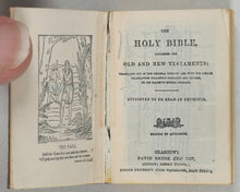 Load image into Gallery viewer, Holy Bible containing Old and New testaments. Bryce, David &amp; Son. Glasgow. 1901.
