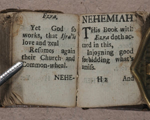 Thumb Bible. Taylor (John) Verbum Sempiternum, second edition. Printed [by F. Collins] for T. Ilive, at the Nags-Head in Jewen-Street. London. [1694].