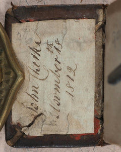 Thumb Bible. Verbum Sempiternum [and] Salvator Mundi, [by John Taylor]. F. Collins for T. Ilive. At the Nags-Head in Jewen Street. London. 1693.