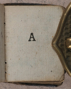 Thumb Bible. Verbum Sempiternum [and] Salvator Mundi, [by John Taylor]. F. Collins for T. Ilive. At the Nags-Head in Jewen Street. London. 1693.