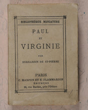 Load image into Gallery viewer, Saint-Pierre, Henri Bernardin de. Paul et Virginie. Marpon, C. et Flammarion, E. 26, rue Racine, près de l'Odéon. Paris. Circa 1892.
