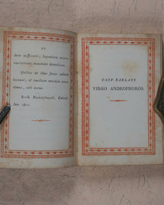 Miniature library of classical literature. Kaspar van Baerle, George Buchanan, Jacob Cats, Joannes Nicolai Secundus, John Owen, Helius Eobanus Hessus, & Marco Girolamo Vida. Carl Poppo Fröbel. Rudophopoli [Rudolstadt].1820.