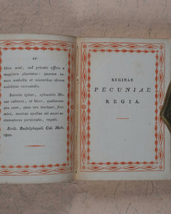 Miniature library of classical literature. Kaspar van Baerle, George Buchanan, Jacob Cats, Joannes Nicolai Secundus, John Owen, Helius Eobanus Hessus, & Marco Girolamo Vida. Carl Poppo Fröbel. Rudophopoli [Rudolstadt].1820.