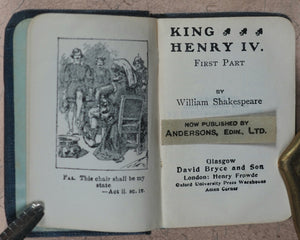 Shakespeare, William . Ellen Terry Shakespeare (complete set of 40). Bryce, David & Son. Glasgow. 1904.