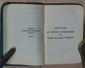 Shakespeare, William . Ellen Terry Shakespeare (complete set of 40). Bryce, David & Son. Glasgow. 1904.