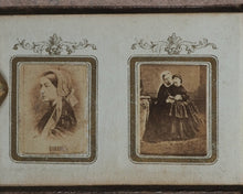 Load image into Gallery viewer, Royal photograph album of albumen miniature portraits. Circa 1868.
