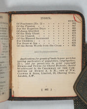 Load image into Gallery viewer, Church of England. Book of Common prayer and Administration of the Holy Communion According to the Use of the Church of England. Eyre &amp; Spottiswoode. London. [1902].
