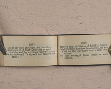 Load image into Gallery viewer, Omar Khayyam. Rubaiyat of Omar Khayyam. Miniature Publishing Co. St. Louis, MO [Missouri]. 1910.
