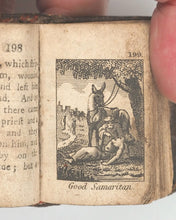 Load image into Gallery viewer, Bible in Miniature or a Concise History of both Testaments. Harris, J. Late Newbery, for Darton &amp; Harvey. London. Circa 1790 according to Bondy or 1807 if you believe Welsh.

