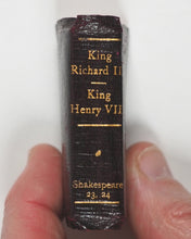 Load image into Gallery viewer, Shakespeare, William. King Richard ii [and] King Henry vii. Bryce, David &amp; Son. Frederick A. Stokes Co. Glasgow. New York. 1904.
