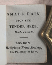 Load image into Gallery viewer, Small Rain Upon the Tender Herb Deut. xxxii. 2. Religious Tract Society. [London]. Circa 1830. 1st edition.
