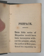 Load image into Gallery viewer, Diamond Etiquette for Courtship and Marriage. Petter, G.E. 102 Cheapside. [J.] Johnstone &amp; Hunter, Paternoster Row. London and Edinburgh. Circa 1850.
