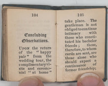 Load image into Gallery viewer, Diamond Etiquette for Courtship and Marriage. Petter, G.E. 102 Cheapside. [J.] Johnstone &amp; Hunter, Paternoster Row. London and Edinburgh. Circa 1850.
