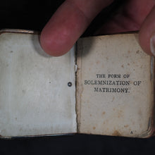 Load image into Gallery viewer, Form Of Solemnization Of Matrimony. Eyre &amp; Spottiswoode. His Majesty's Printers. 33, Paternoster Row. E.C. London, Edinburgh and New York. Circa 1900. Silver plaque.

