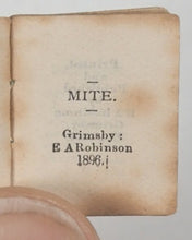 Load image into Gallery viewer, Mite. Robinson, E[rnest] A., Grimsby. Grimsby. 1896.
