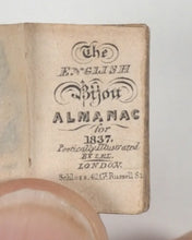 Load image into Gallery viewer, English Bijou Almanac for 1837. Schloss, A. London]. [1836].
