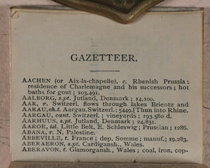 Bryce's Thumb Gazetteer of the World. Comprising the Most Recent Statistical Information and Notices of the Most Important Historical Events Associated with the Places Named, also the Last Census. Bryce, David & Son. Glasgow. 1893