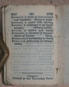 Bryce's Diamond English Dictionary. Bryce, David and Son. Glasgow. 1896.