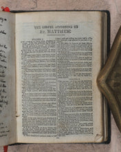 Load image into Gallery viewer, Holy Bible containing the Old and New testaments. Translated out of the Original Tongues. Printed by Authority. David and Son. Glasgow. 1901. Burns bible, with his family register.
