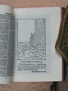 Holy Bible containing the Old and New Testaments [with lectern]. >>MINIATURE BIBLE WITH LECTERN<< Publication Date: 1919 CONDITION: VERY GOOD