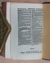 Load image into Gallery viewer, Holy Bible containing the Old and New Testaments [with lectern]. &gt;&gt;MINIATURE BIBLE WITH LECTERN&lt;&lt; Publication Date: 1919 CONDITION: VERY GOOD
