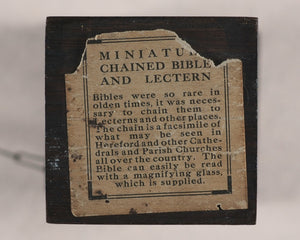 Holy Bible containing the Old and New Testaments [with lectern]. >>MINIATURE BIBLE WITH LECTERN<< Publication Date: 1919 CONDITION: VERY GOOD