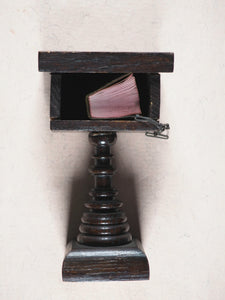 Holy Bible containing the Old and New Testaments [with lectern]. >>MINIATURE BIBLE WITH LECTERN<< Publication Date: 1919 CONDITION: VERY GOOD