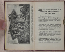 Load image into Gallery viewer, Times illustrated history and encyclopaedia of the war : a war library and work of reference for every British home. [London Times. London. 1919?].

