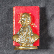 Load image into Gallery viewer, Burns, Robert. Cottar's Saturday Night and other poems. Bryce, David &amp; Son. Glasgow. 1907. Complete with original brass book holder bust of Burns.
