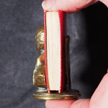 Load image into Gallery viewer, Burns, Robert. Cottar's Saturday Night and other poems. Bryce, David &amp; Son. Glasgow. 1907. Complete with original brass book holder bust of Burns.
