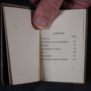 Macaulay, Thomas Babington, 1st Baron. Lays of Ancient Rome. Bryce, David & Son. Glasgow. Circa 1889.