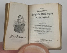 Load image into Gallery viewer, Bryce, David &amp; Son. Glasgow. Advertising. Smallest English Dictionary in the World. Pears promotional. Circa 1896.
