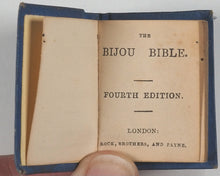 Load image into Gallery viewer, Bijou Bible. Fourth Edition. Rock Brothers and Payne. London. Circa 1859.
