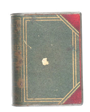 Load image into Gallery viewer, Préférée Bonbon Dispenser. Shaped as a Miniature Leather Bound Book. France. Circa 1910.
