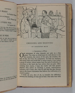 How to Choose and Enjoy Wine. Edited by Augustus Muir. Odhams Press. London. 1953 >>handsome unique bookbinding<<