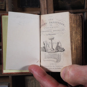 Little Gazetteer or Geographical Dictionary in miniature ...situation, extent, and other topographical features, with the commerce, manufactures, productions, and general statistics of every country in the world. Maunder, Samuel. Publication Date: 1845