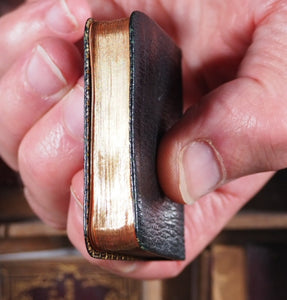 Compleat Angler or the Contemplative Man's Recreation. Being a Discourse of Rivers, Fish-ponds, Fish and Fishing.>>MINIATURE BOOK<< Walton, Izaak. C.1900