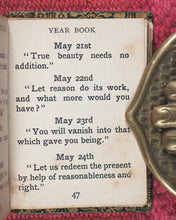 Load image into Gallery viewer, Marcus Aurelius Yearbook: compiled from the writings of Marcus Aurelius. Joan Barrett (Compiler). Treherne, Anthony. [London]. H.B. Claflin Co. New York. (1905.
