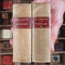 Load image into Gallery viewer, Sacchetti, Franco. Novelle cittadino fiorentino. G. Barbera, editore. Firenze. 1860. &gt;&gt;MINIATURE BOOKS WITH OCCULT ASSOCIATION IN GOTHIC BOOKCASE&lt;&lt;
