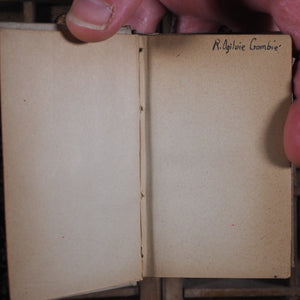 Sacchetti, Franco. Novelle cittadino fiorentino. G. Barbera, editore. Firenze. 1860. >>MINIATURE BOOKS WITH OCCULT ASSOCIATION IN GOTHIC BOOKCASE<<
