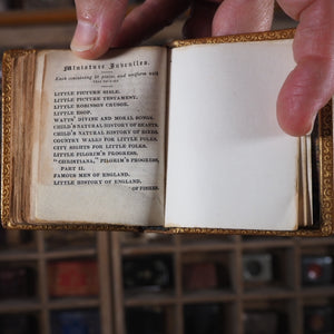 Famous Men of Britain. >>MINIATURE BOOK<< Publication Date: 1845 CONDITION: VERY GOOD