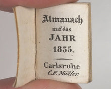 Load image into Gallery viewer, ALMANACH auf das Jahr 1835. Müller, C.F. Carlsruhe. [1834].

