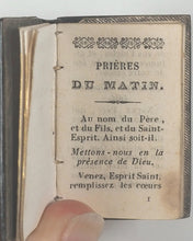 Load image into Gallery viewer, PETIT Paroissien de la Jeunesse. Marcilly. Rue St. Jacques, no. 10. Paris. Circa 1840.
