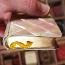 Load image into Gallery viewer, Garden of the soul: a manual of devotion : containing the public and private devotions of most frequent use. [with] The Epistles and Gospels. >> TESSELLATED MOTHER-OF-PEARL MINIATURE<< Publication Date: 1922 CONDITION: VERY GOOD
