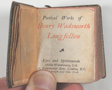 Load image into Gallery viewer, Longfellow, Henry Wadsworth. Poetical Works of Longfellow. Eyre &amp; Spottiswoode. London. 1895.
