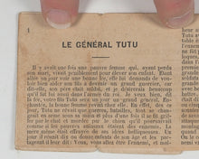 Load image into Gallery viewer, [MINIATURE BOOK / EPHEMERA] POULAIN, Chocolaterie. Conte du Général Tutu. [Blois]: [Chocolat Poulain], c. 1895–1905.
