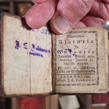 Load image into Gallery viewer, Muutamia Aiaturia ja Kutouria Jumalan Sanast (a selection of garden cuttings from the word of God). >>EARLY FINNISH MINIATURE BOOK<< Date: 1825
