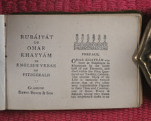Load image into Gallery viewer, Omar Khayyam. Rubaiyat of Omar Khayyam. Edward Fitzgerald, translator. Bryce, David &amp; Son. Glasgow. 1904.
