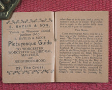 Load image into Gallery viewer, Brief Description of Worcester Cathedral. From E. Baylis &amp; Son's Sixpenny Picturesque Guide. Bayliss, Eben.[ezer] &amp; Son. Cross. Worcester. Circa 1911.
