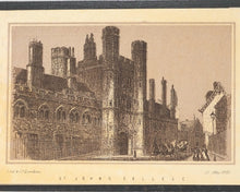 Load image into Gallery viewer, RECOLLECTIONS [views of Cambridge]. Rock &amp; Co. Ltd. London. 1863.
